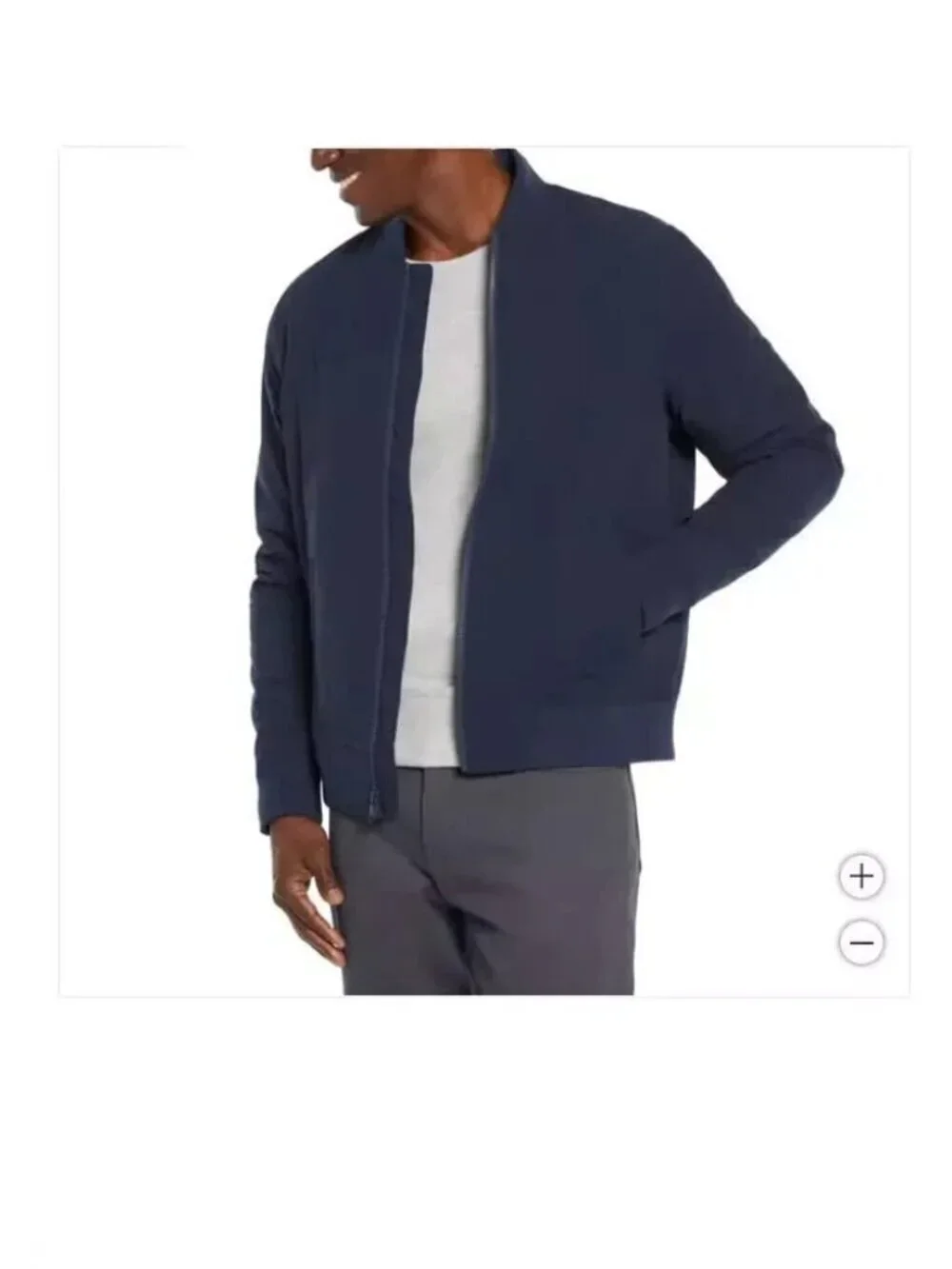Banana Republic Navy Blue Men’s Bomber Jacket – Size  M